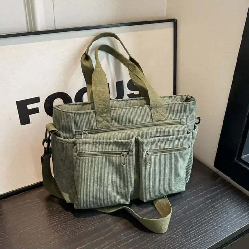 Lina™ - Borsa con coulisse e dettagli fatti a mano