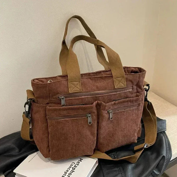 Lina™ - Borsa con coulisse e dettagli fatti a mano