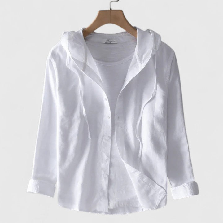 Demi | Elegante camicetta con cappuccio