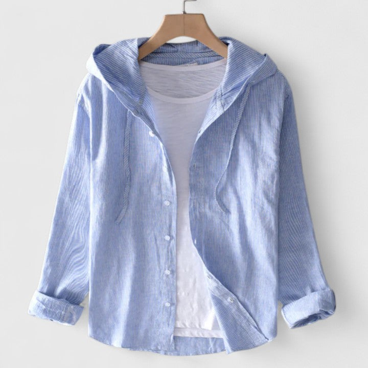 Demi | Elegante camicetta con cappuccio