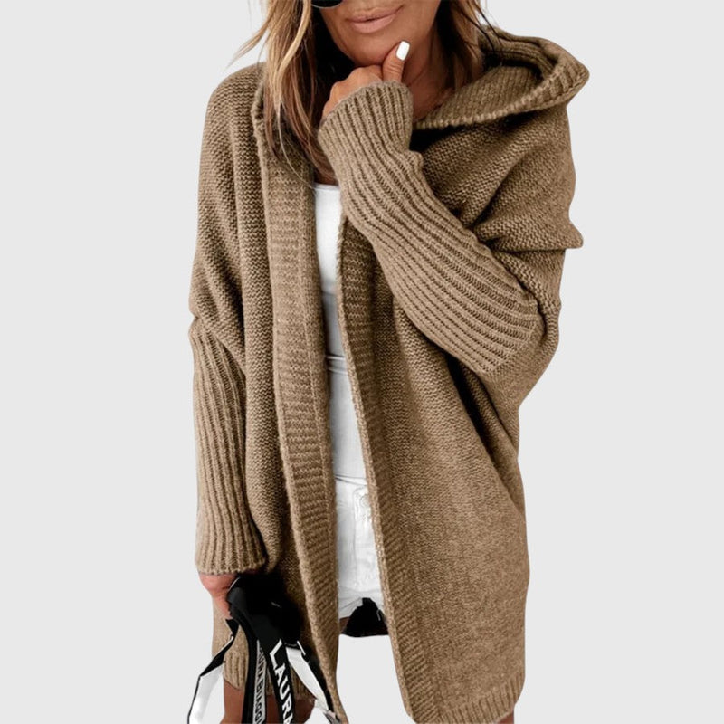 Emily - Cardigan comodo di media lunghezza 