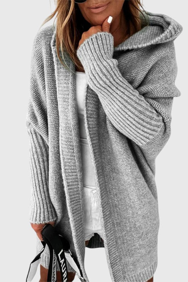 Emily - Cardigan comodo di media lunghezza 