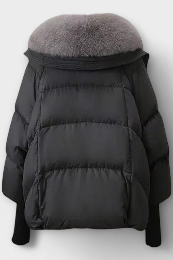 Lucyna - Giacca Elegante con Pelliccia