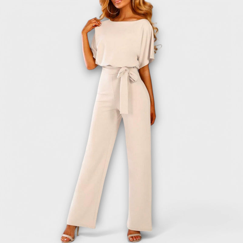 Jenny | Elegante tuta a gamba larga con cintura