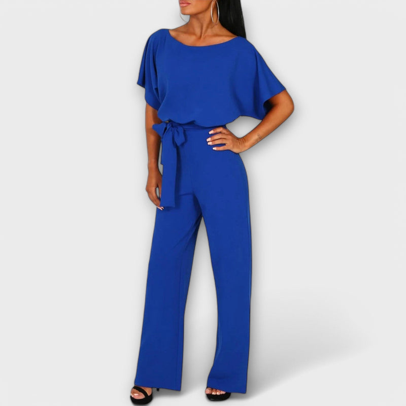 Jenny | Elegante tuta a gamba larga con cintura