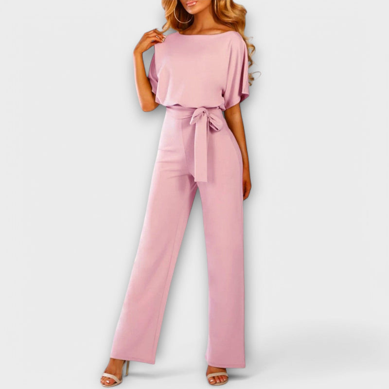Jenny | Elegante tuta a gamba larga con cintura