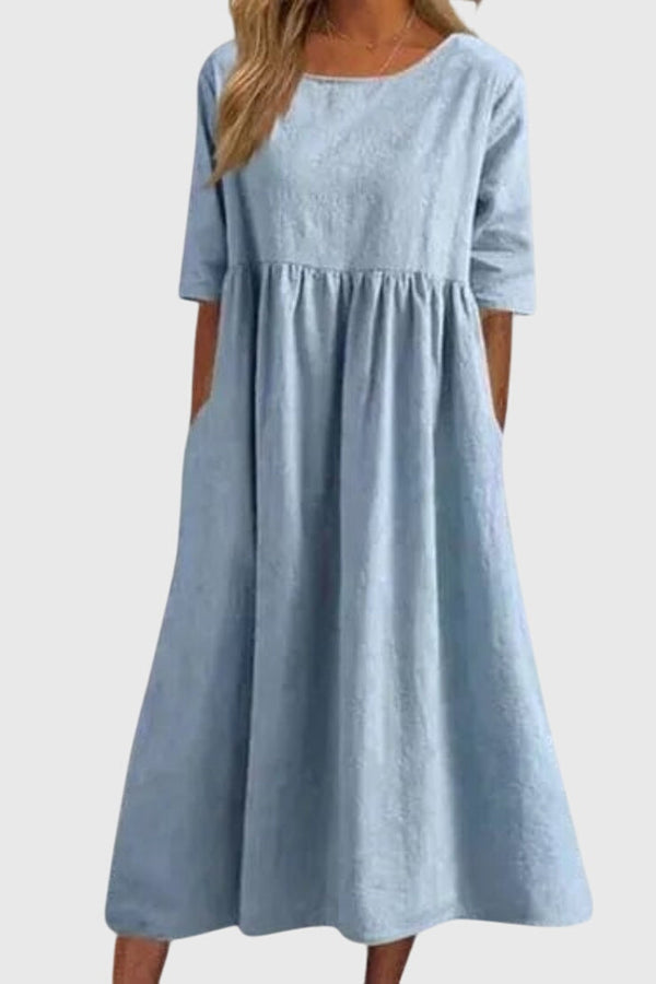 Haisley™ | Elegante abito a maniche corte