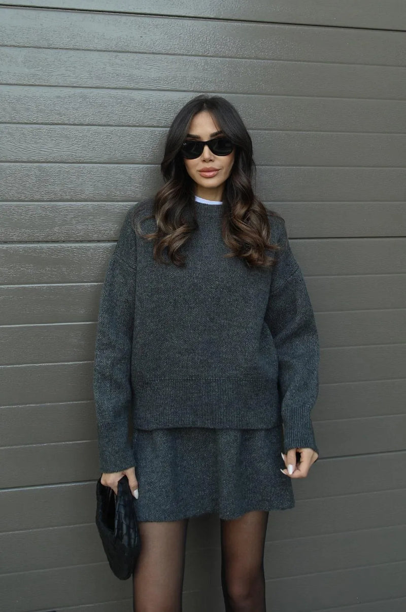 NEVA™ - Set 2 pezzi (maglione + gonna)