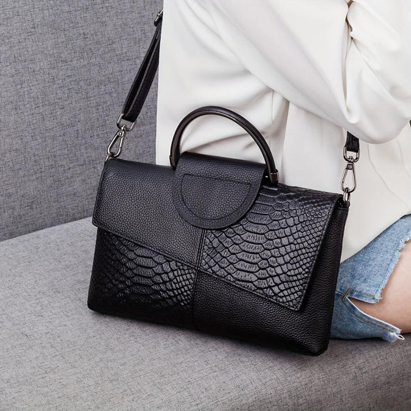 Grace™ Classic | Borsa di lusso con stampa coccodrillo