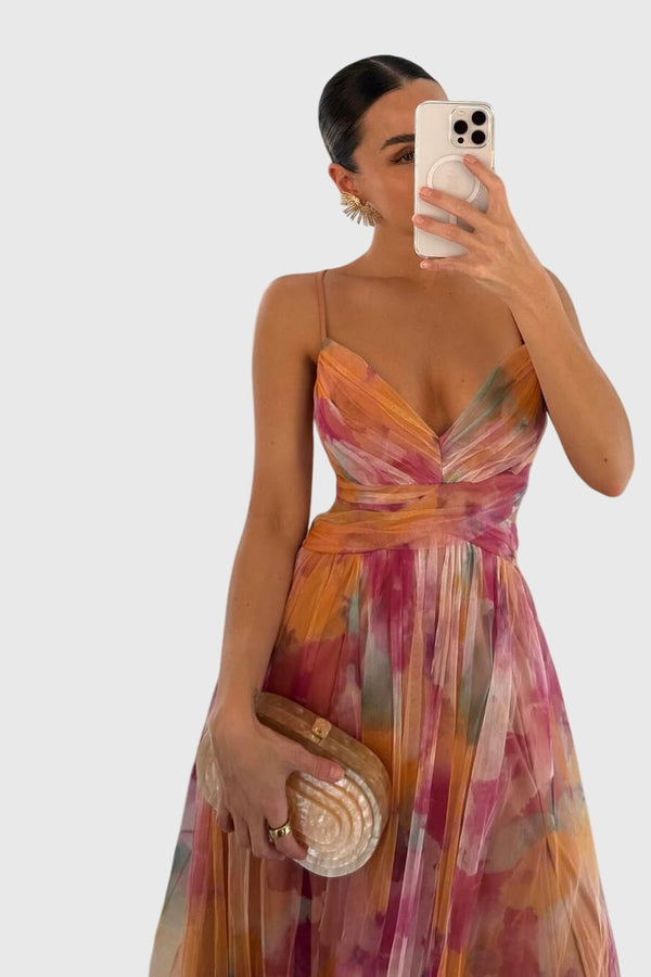 Giselle™ | Abito lungo floreale