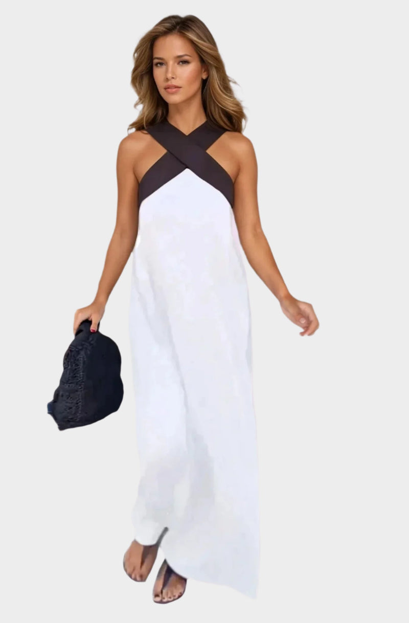 Abito elegante con scollatura aperta