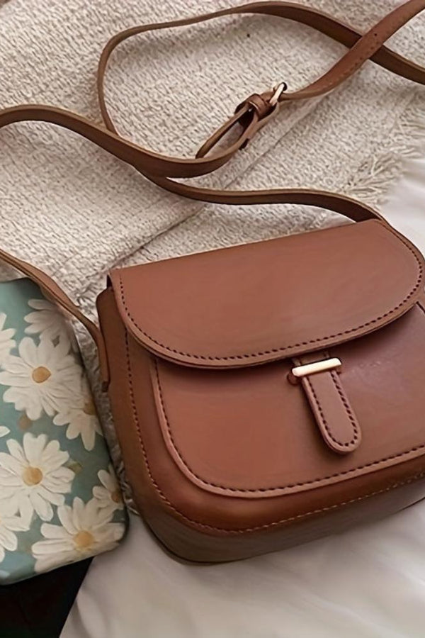 Aria™ Retro Grace | Elegante borsa a tracolla Saddle