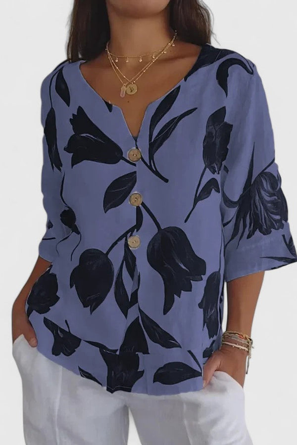 Laura | Comoda camicetta con scollo a V