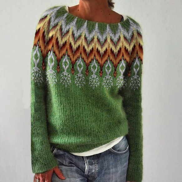 Silvia™ - Maglione Retrò