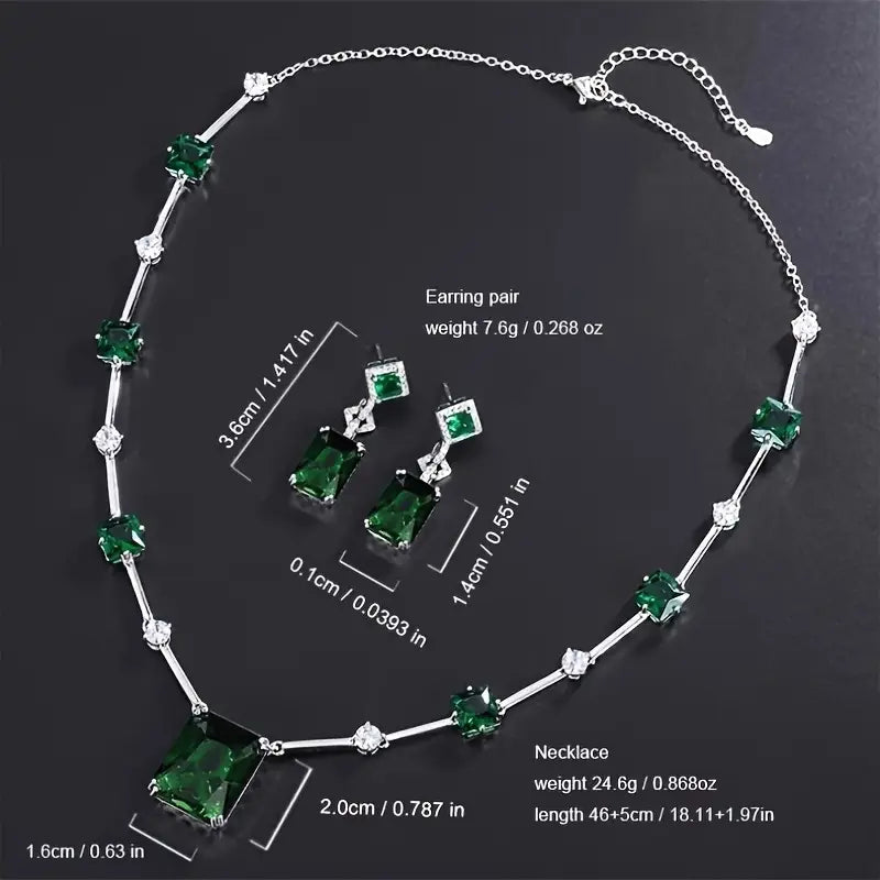 Set di Gioielli Daphira Verelune | Oro Bianco