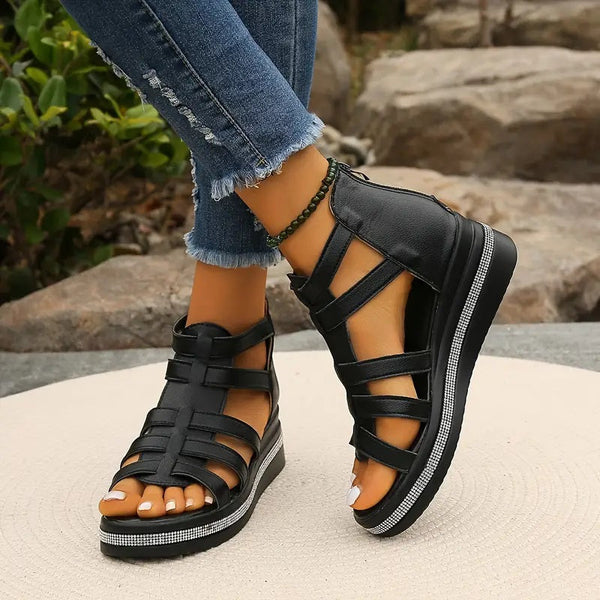 Opale | Eleganti sandali con zeppa