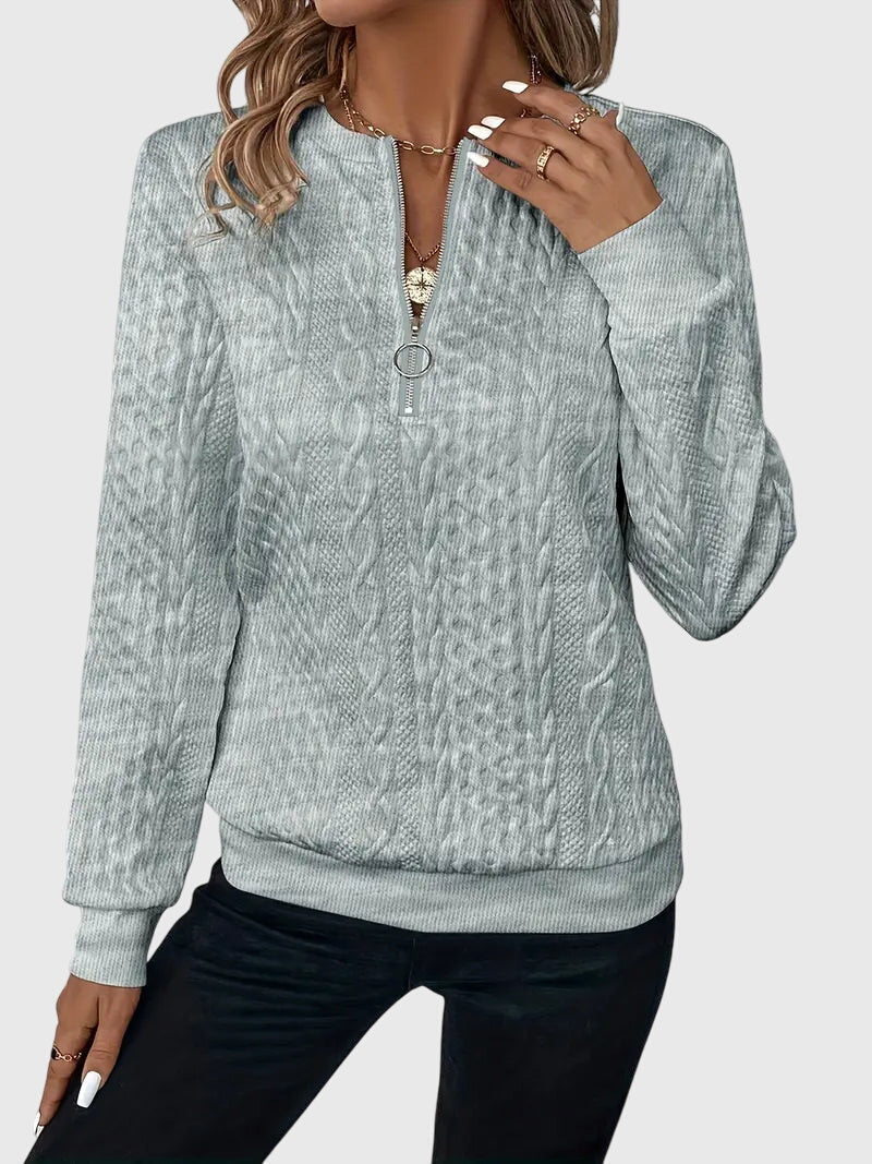 Nora™ | Maglione con cerniera