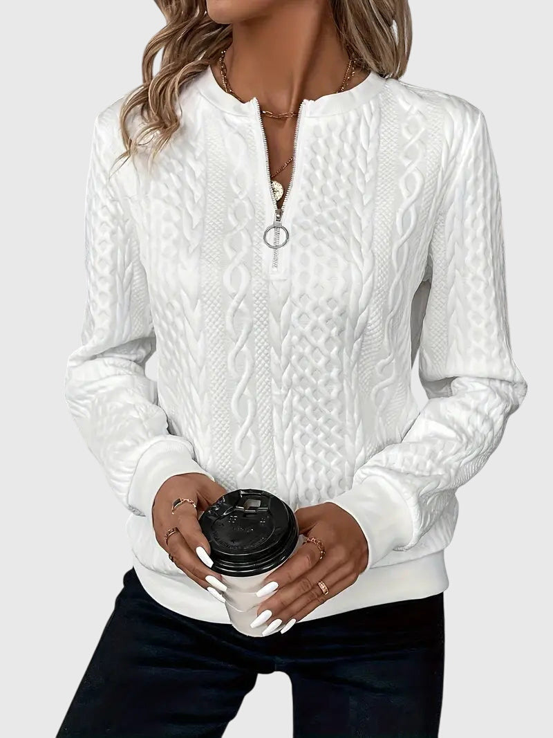 Nora™ | Maglione con cerniera