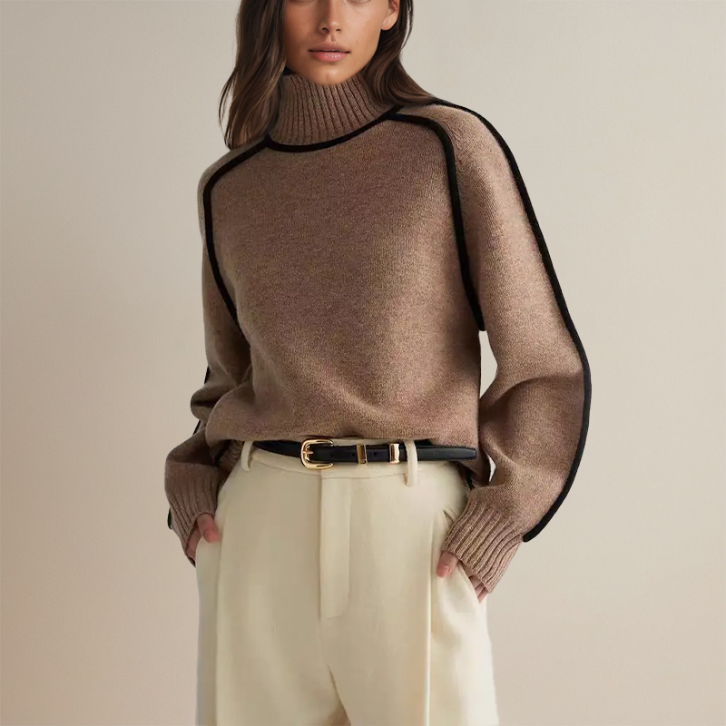 Malia | Maglione a collo alto Couture