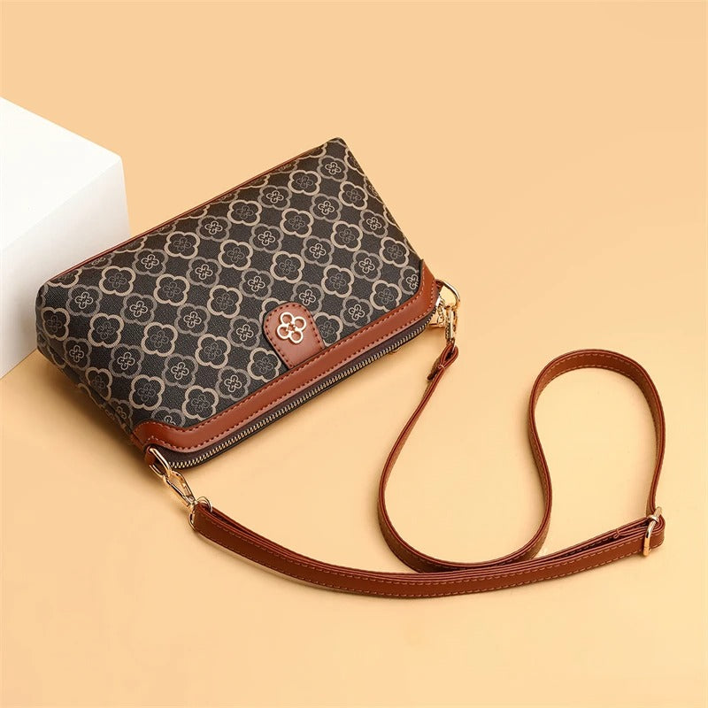 Amelia™ - Borsa a tracolla floreale premium