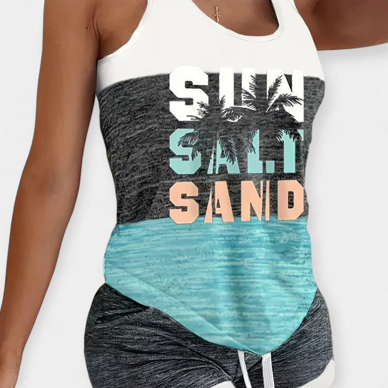 Set di palme per l'estate