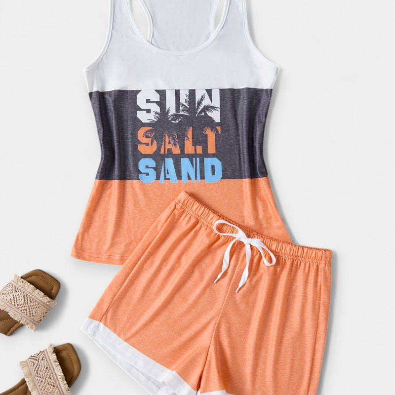 Set di palme per l'estate