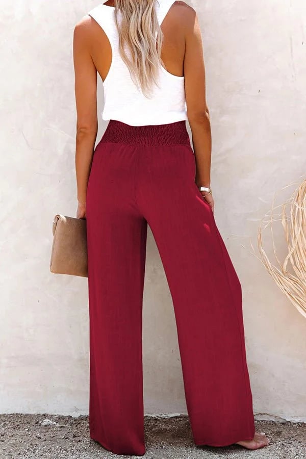 BRIAR – PANTALONI MORBIDI A VITA ALTA 