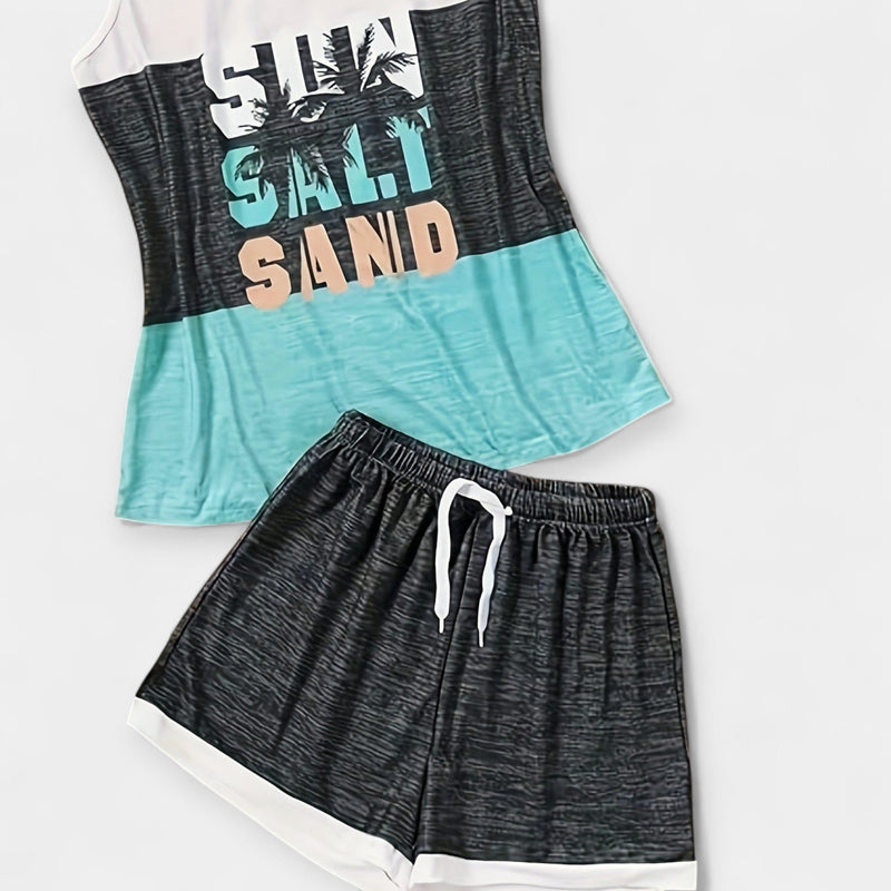 Set di palme per l'estate