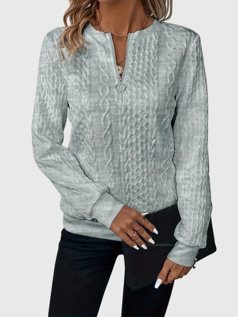 Nora™ | Maglione con cerniera