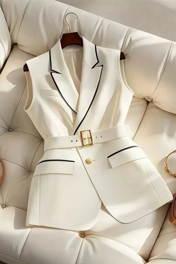 Sophia™ - Elegante gilet con cintura