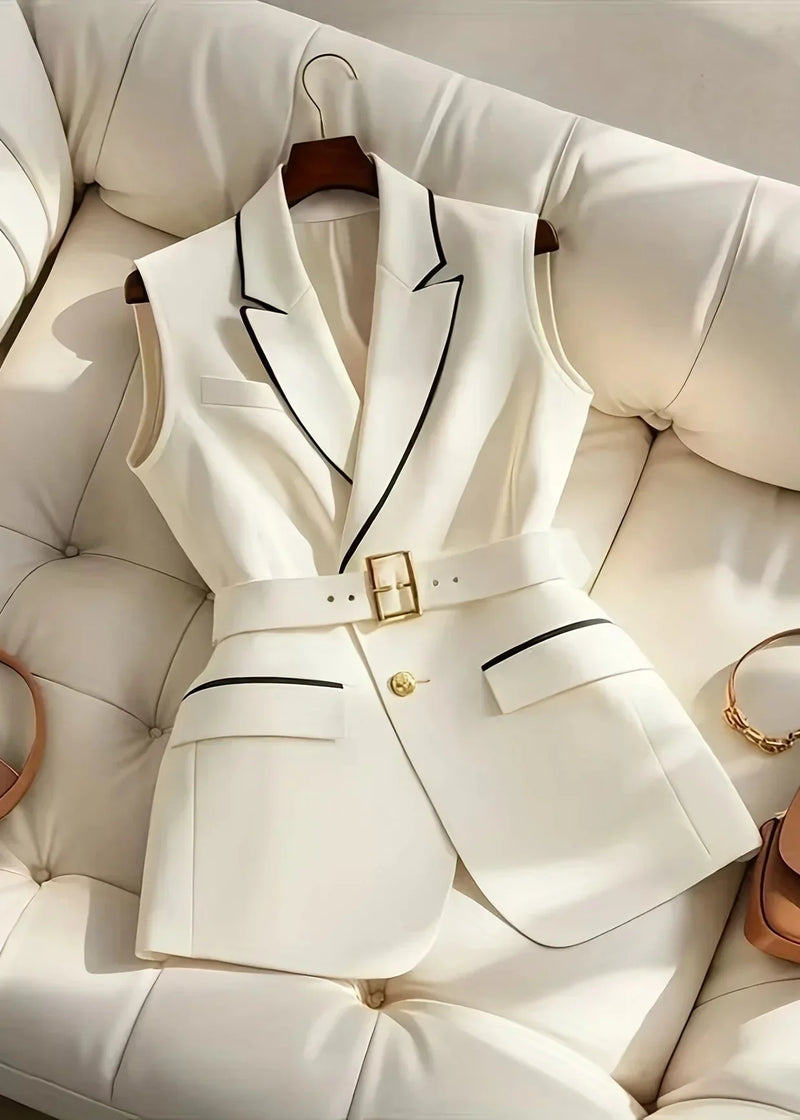 Sophia™ - Elegante gilet con cintura