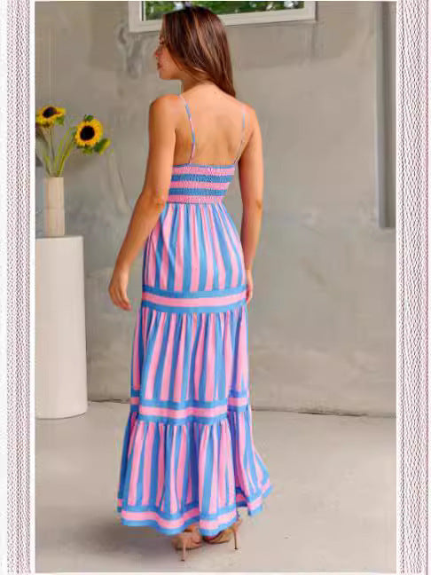 Abito lungo Coastal Vibes – Comfort e colore in uno
