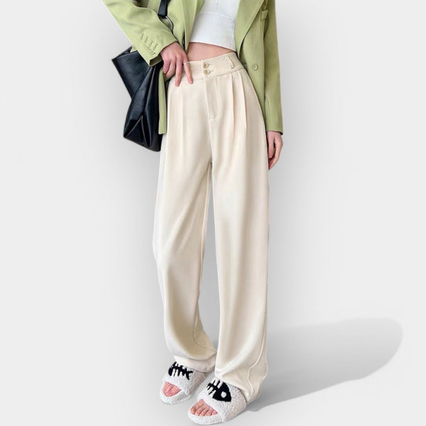 Pantaloni a gamba larga in stile coreano