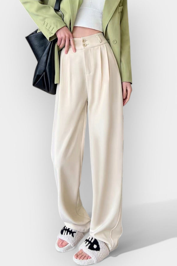 Pantaloni a gamba larga in stile coreano