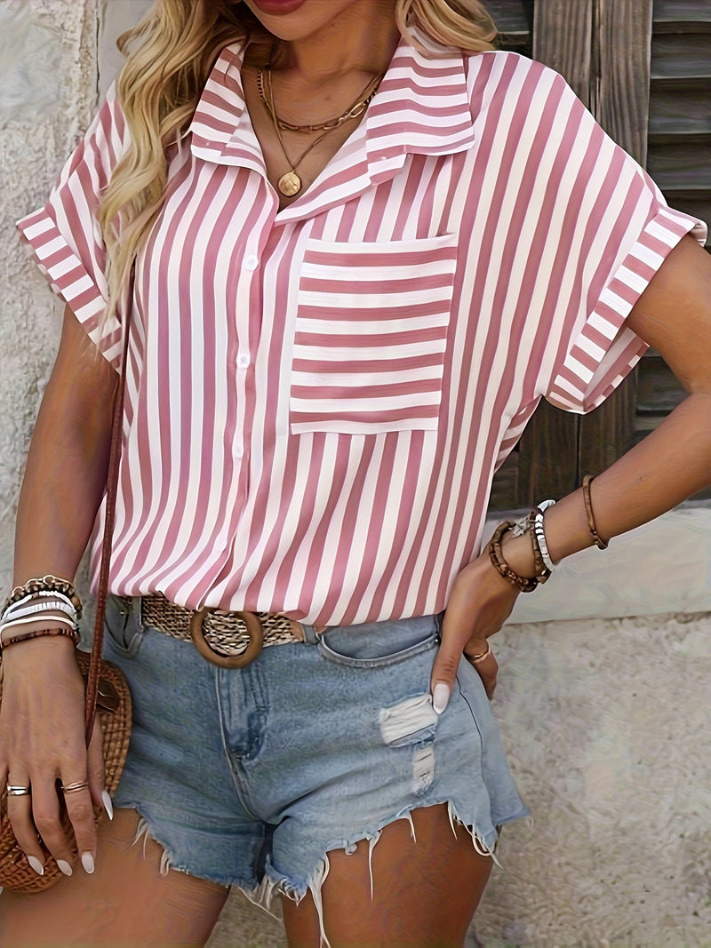 Lilou | Camicetta a righe elegante