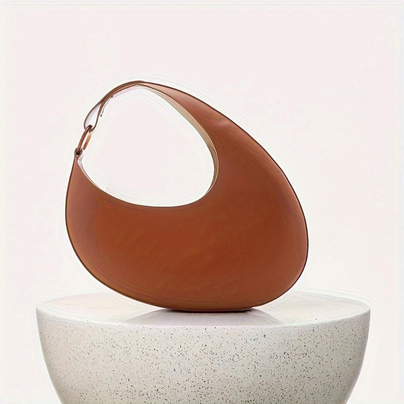 Sophia™ Modern Minimalist | Elegante borsa hobo in tinta unita