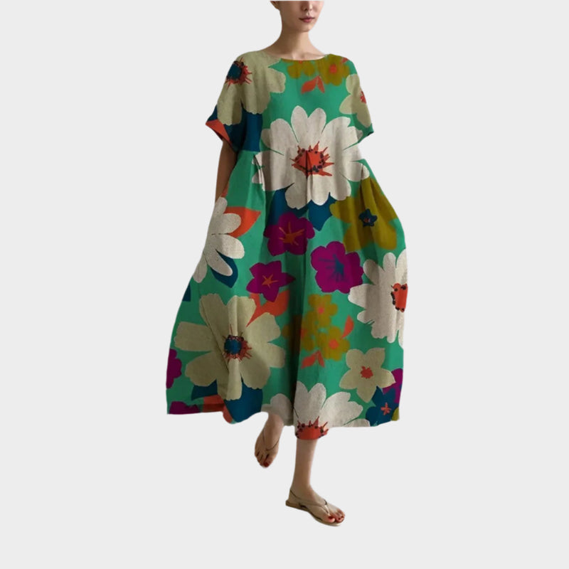 Comodo abito lungo retrò