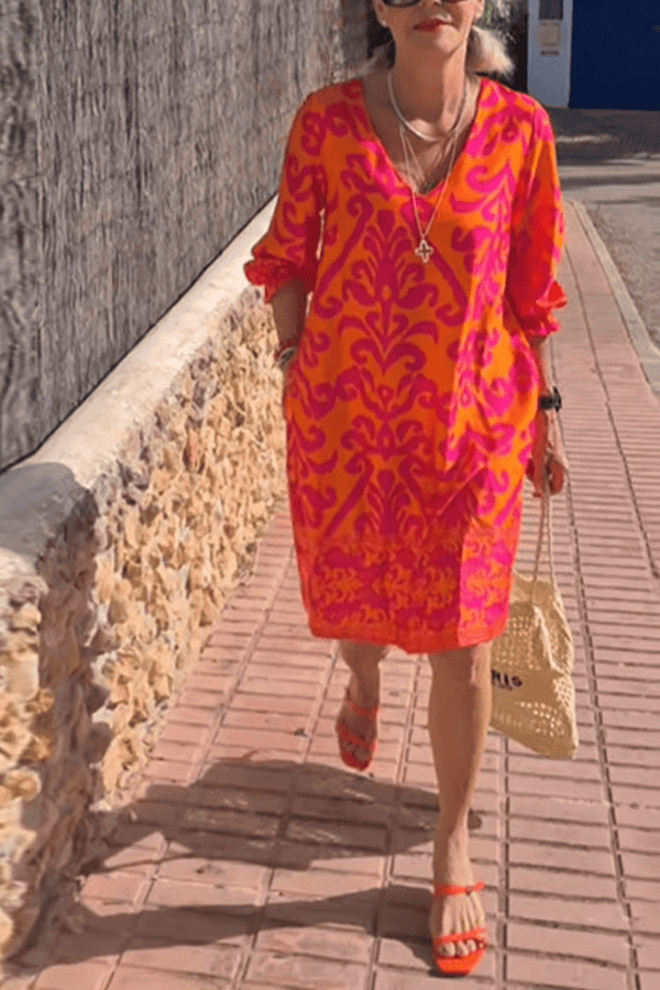 Luna - Vestito floreale elegante