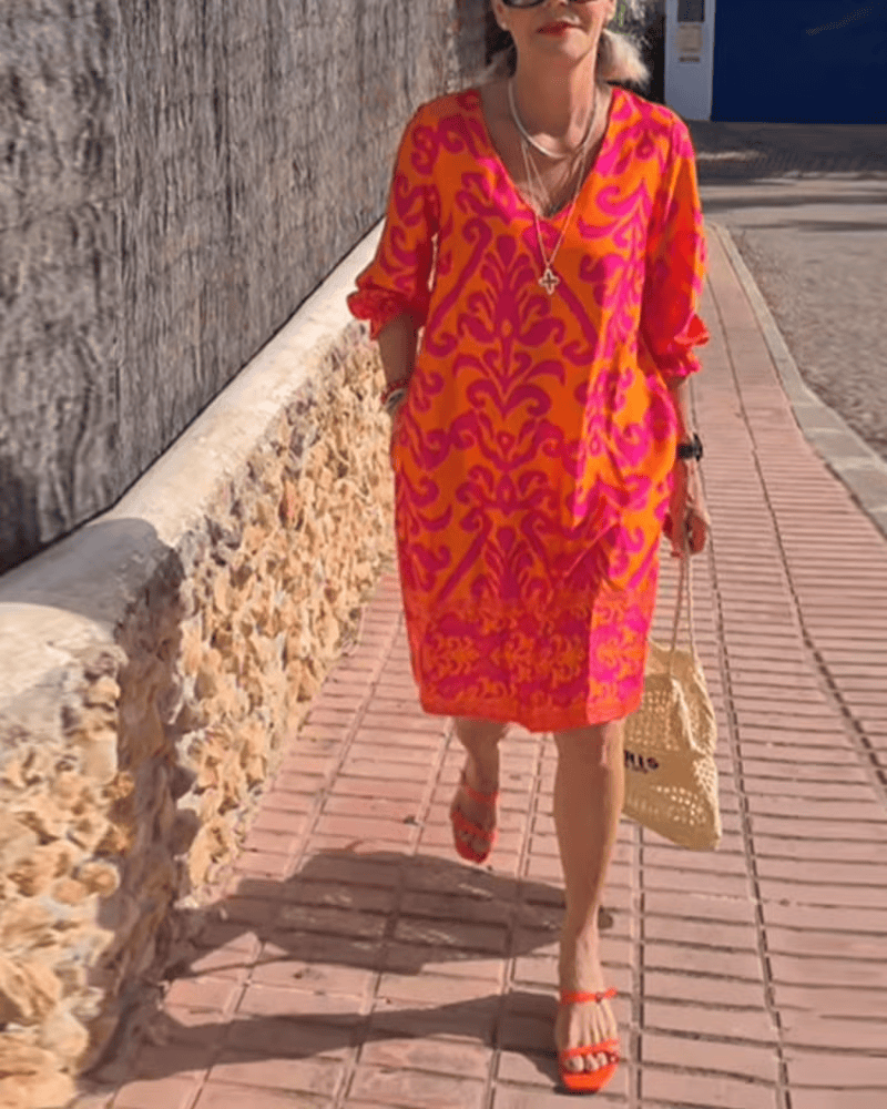 Luna - Vestito floreale elegante