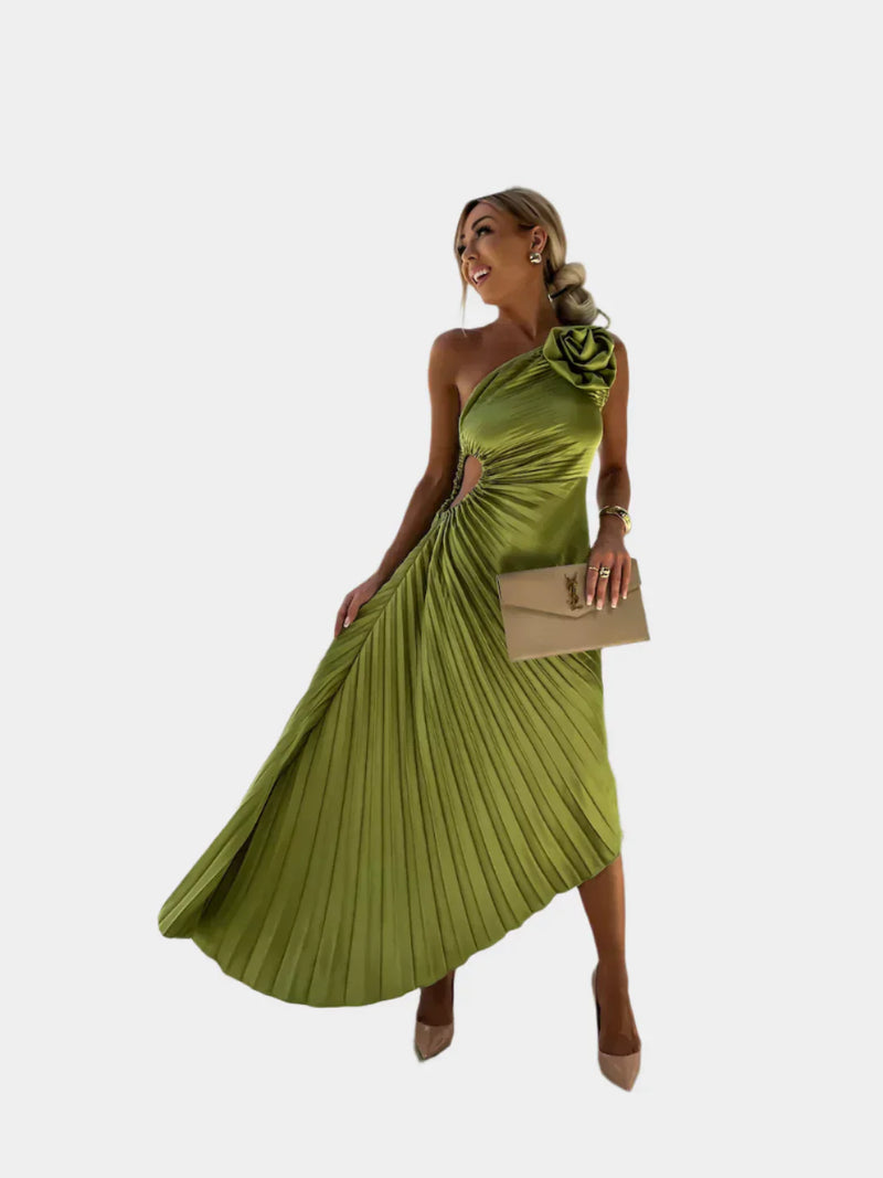 Abito floreale con note romantiche