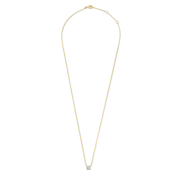 Collana con pietra Moissanite Cléa | Oro