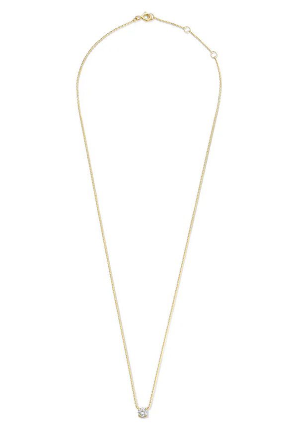 Collana con pietra Moissanite Cléa | Oro