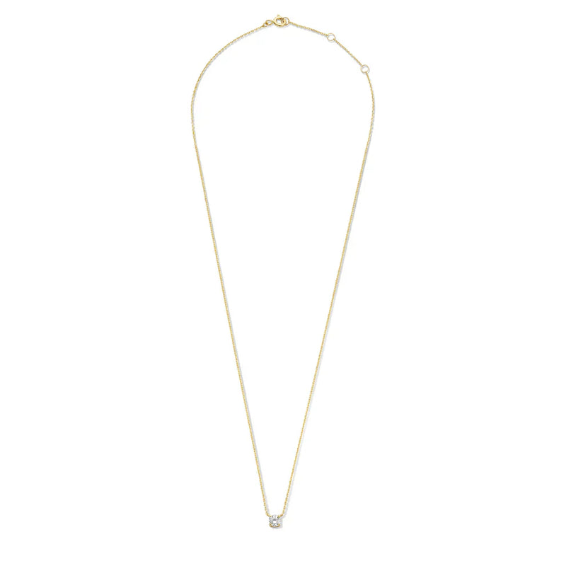 Collana con pietra Moissanite Cléa | Oro