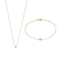 Cléa Pietra Moissanite Set | Oro