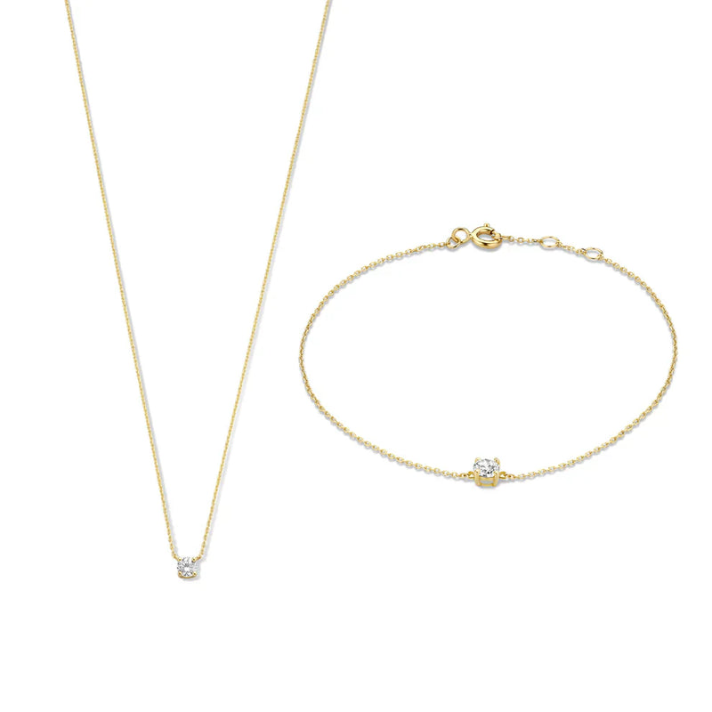 Cléa Pietra Moissanite Set | Oro