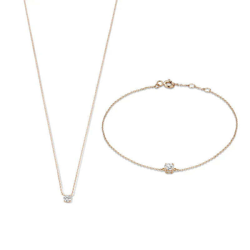 Cléa Pietra Moissanite Set | Oro