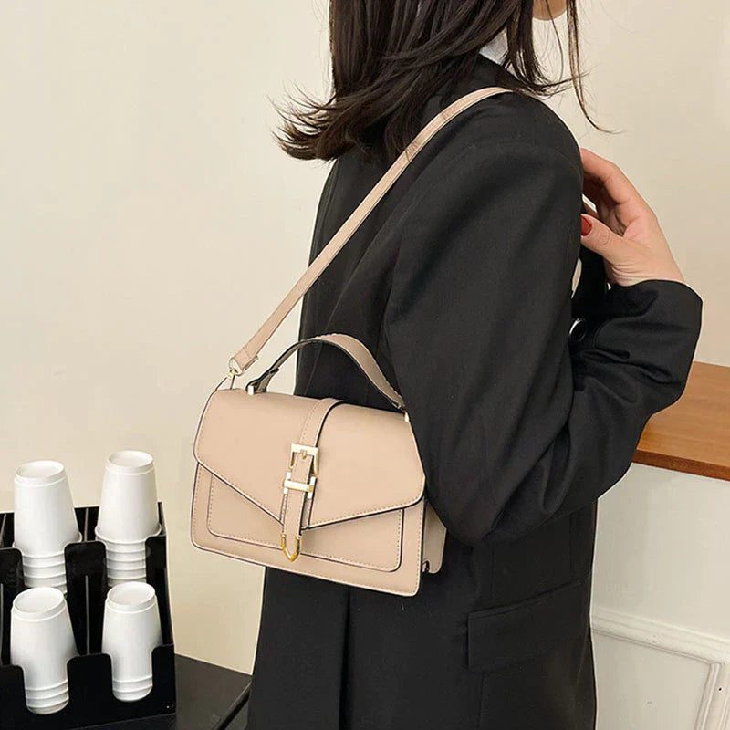 Zoe™ - Borsa a tracolla classica con dettagli fatti a mano