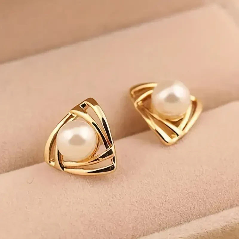 Orecchini squisiti in perla e oro | Oro