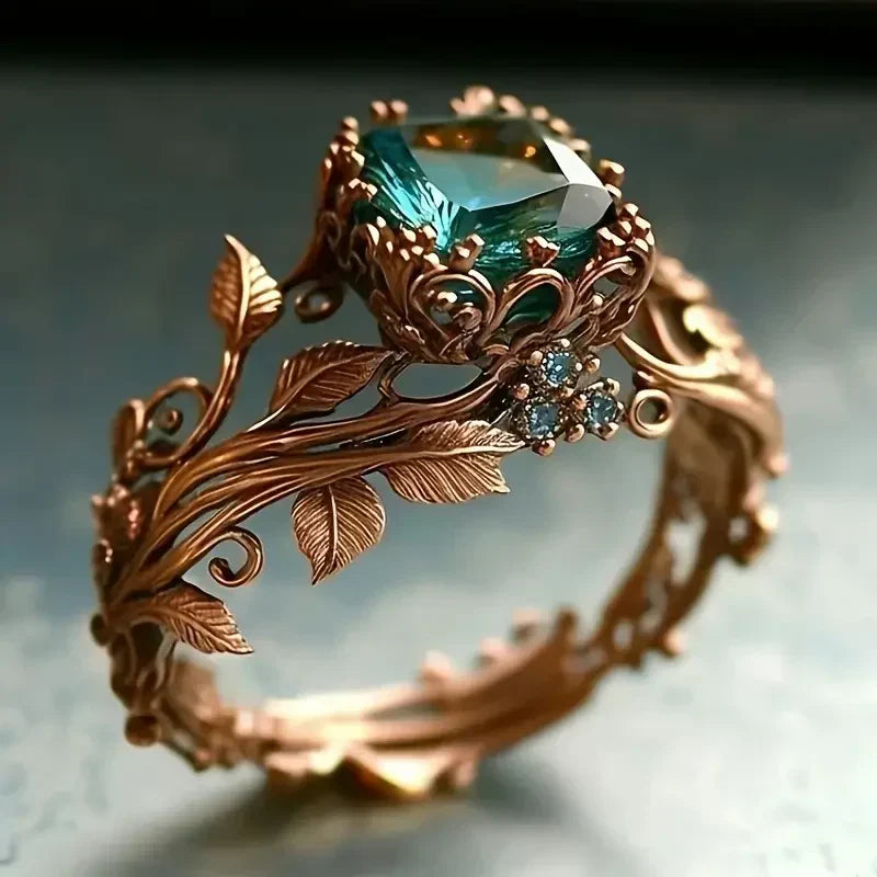 Anello Forestlight in Cristallo | Oro Rosa