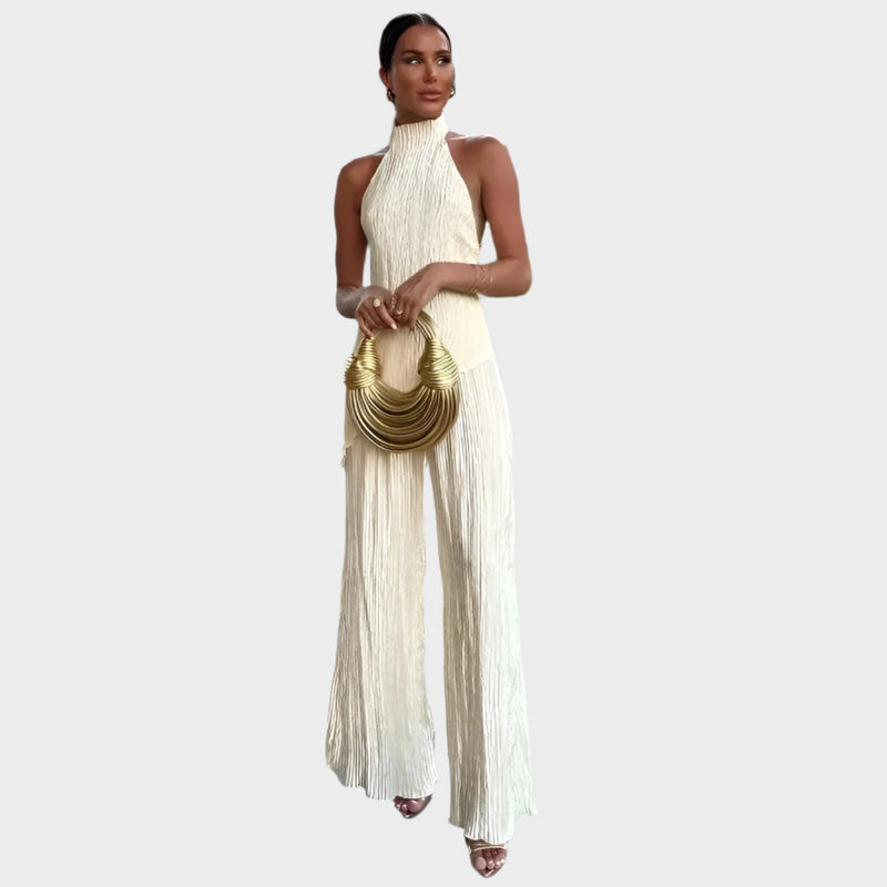 Elegante completo plissettato